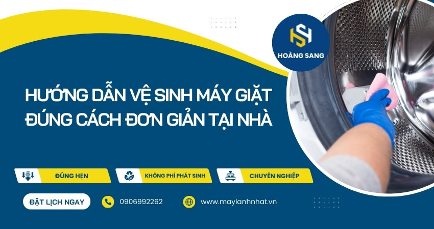 Điện lạnh Hoàng Sang - Dịch vụ vệ sinh máy giặt uy tín, giá tốt tại TP.HCM